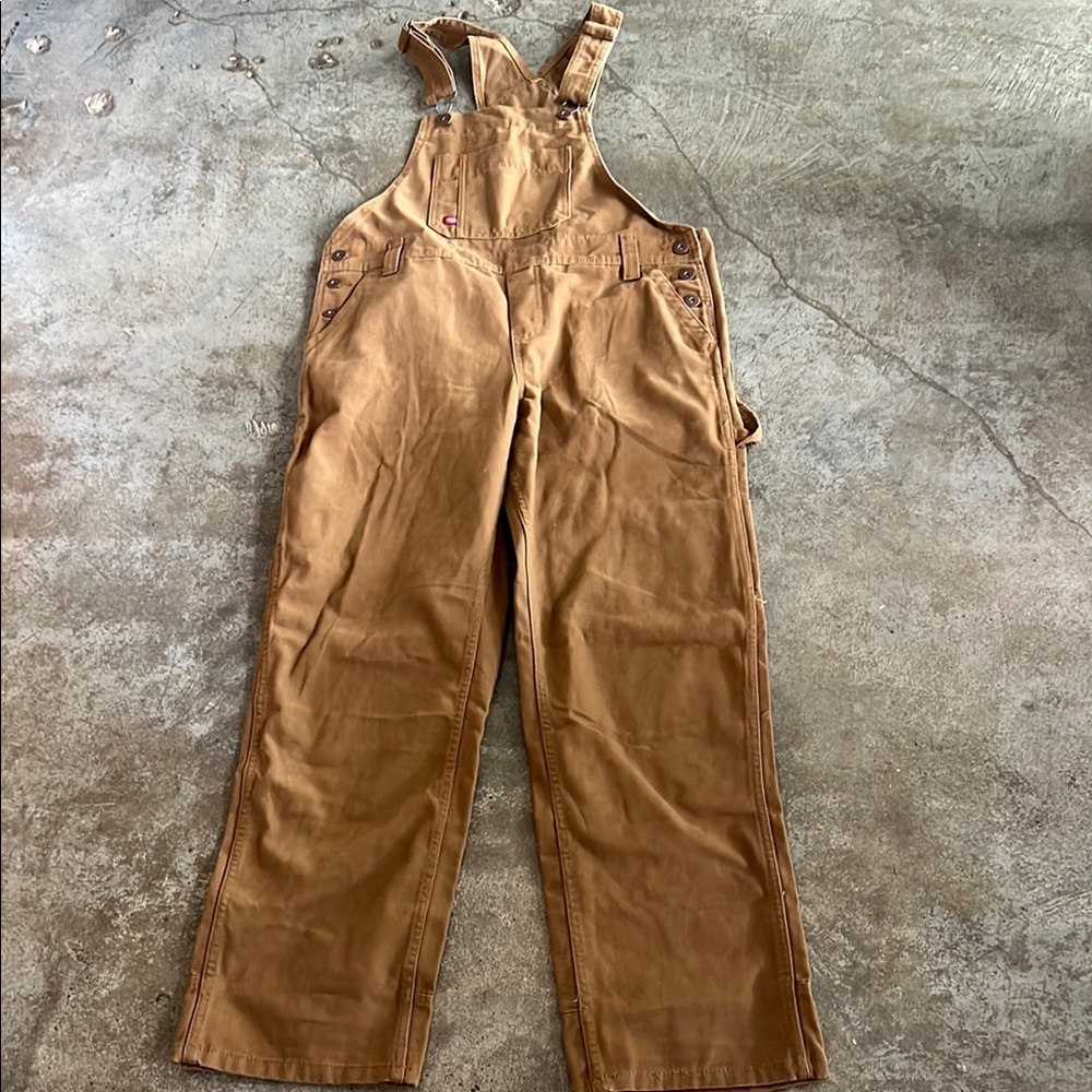 Dickies Women's Tan Jeans Overalls